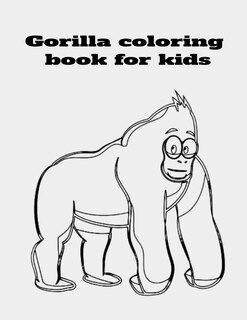 Front cover_Gorilla coloring book for kids