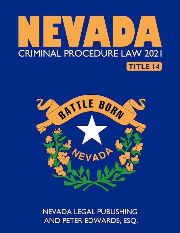 Front cover_Nevada Criminal Procedure Law 2021