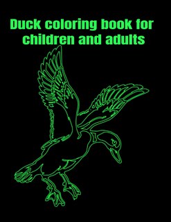 Front cover_Duck coloring book for children and adults