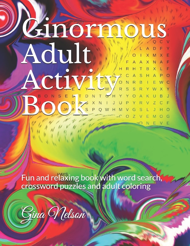 GinormousActivity Book: Fun and relaxing book with word search