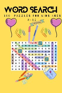 Couverture_word search 100 puzzles for kids ages 8-12