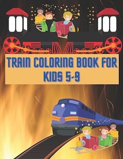 Couverture_Train Coloring Book For Kids 5-9