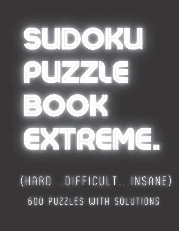 Couverture_Sudoku Puzzle Book Extreme