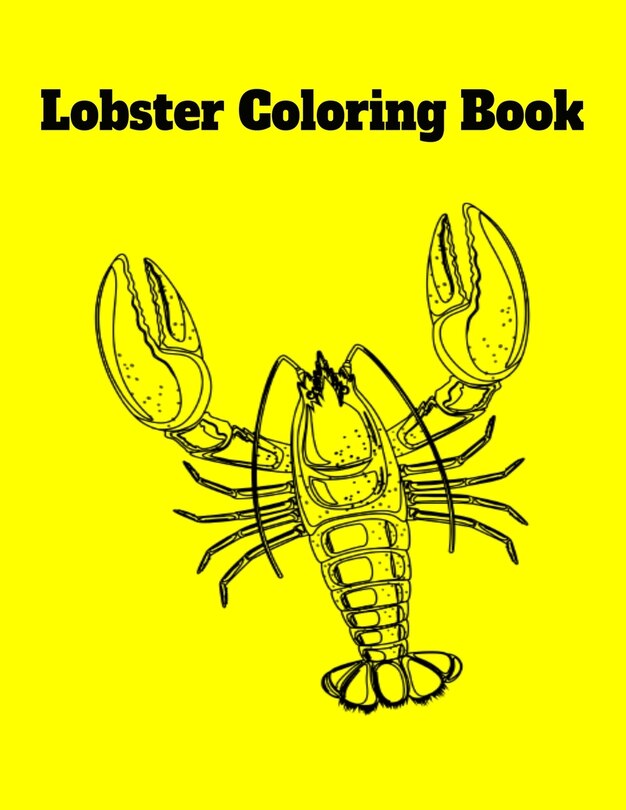 Front cover_Lobster Coloring Book
