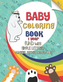 Front cover_baby coloring book 1 year