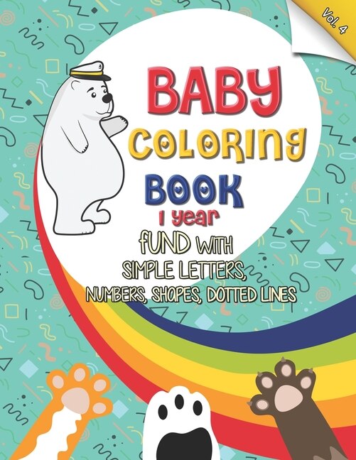 Front cover_baby coloring book 1 year