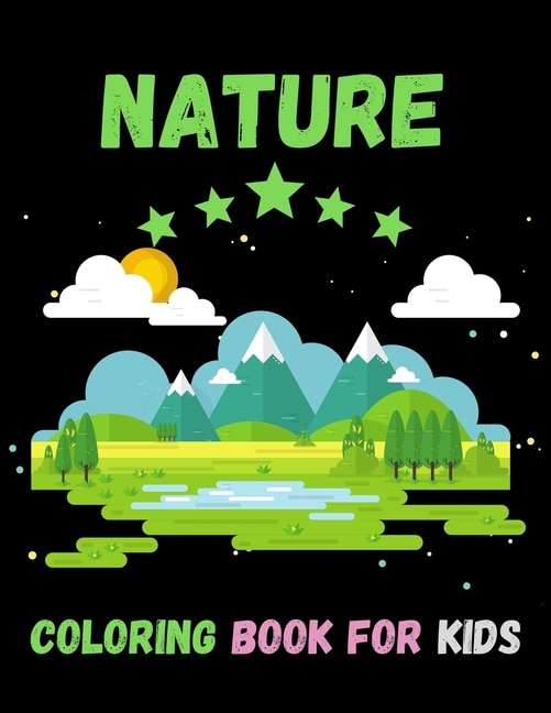 Front cover_Nature Coloring Book For Kids