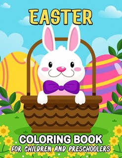 Front cover_Easter Coloring Book for Children and Preschoolers