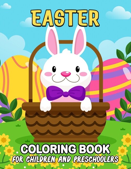 Front cover_Easter Coloring Book for Children and Preschoolers
