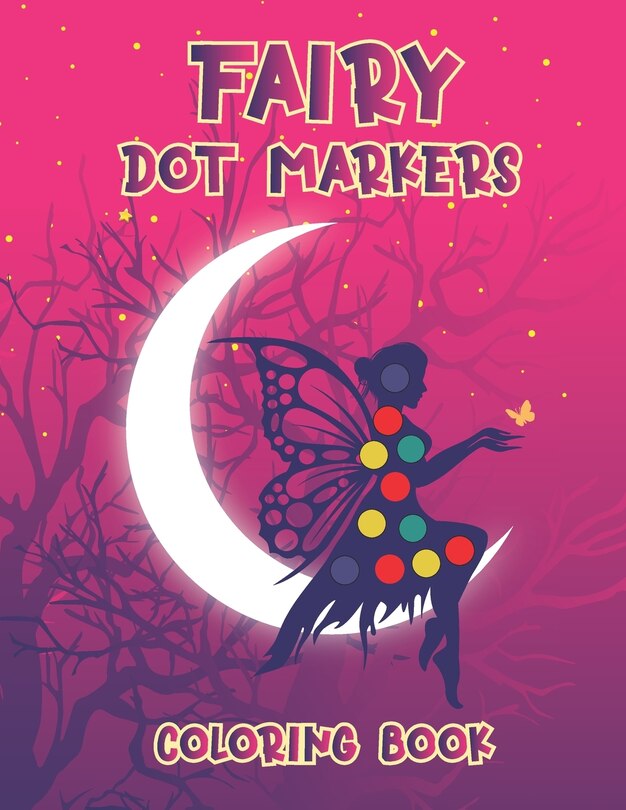Front cover_Fairy Dot Marker Coloring Book