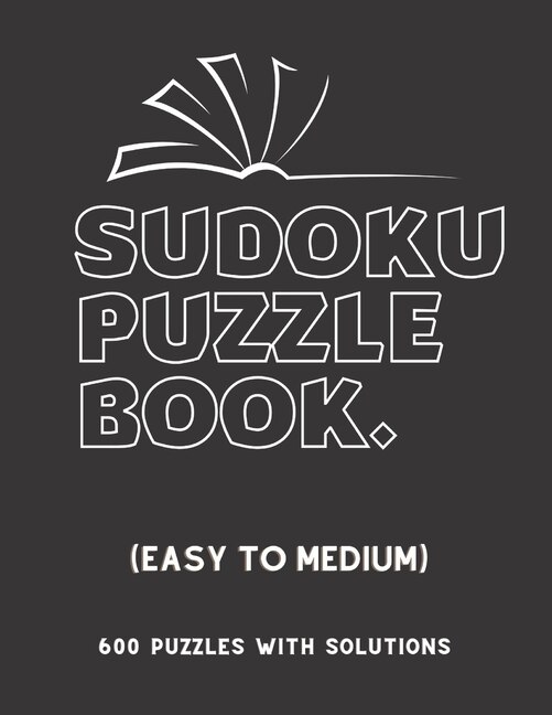 Front cover_Sudoku Book Easy to Medium