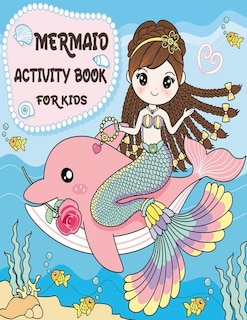 Front cover_Mermaid Activity Book for Kids