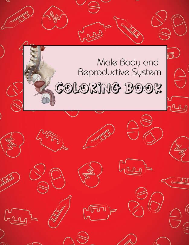 Front cover_Male Body and Reproductive System Coloring Book