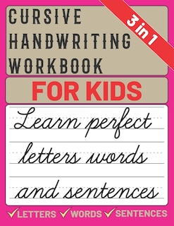 Front cover_Cursive Handwriting Workbook for Kids