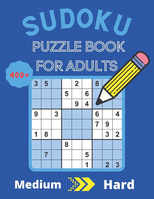 Couverture_Sudoku 400+ Puzzles Book Medium to Hard