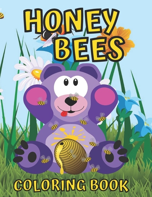 Honey Bee Coloring Book: For kids, Great Gift for Boys & Girls, 8.5 x 11 Inches (21.59 x 27.94 cm)