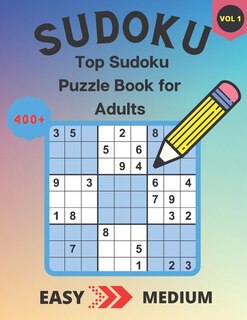 Couverture_400+ Top Sudoku Puzzle Book for Adults