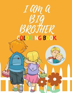 Front cover_I Am a Big Brother Coloring Book