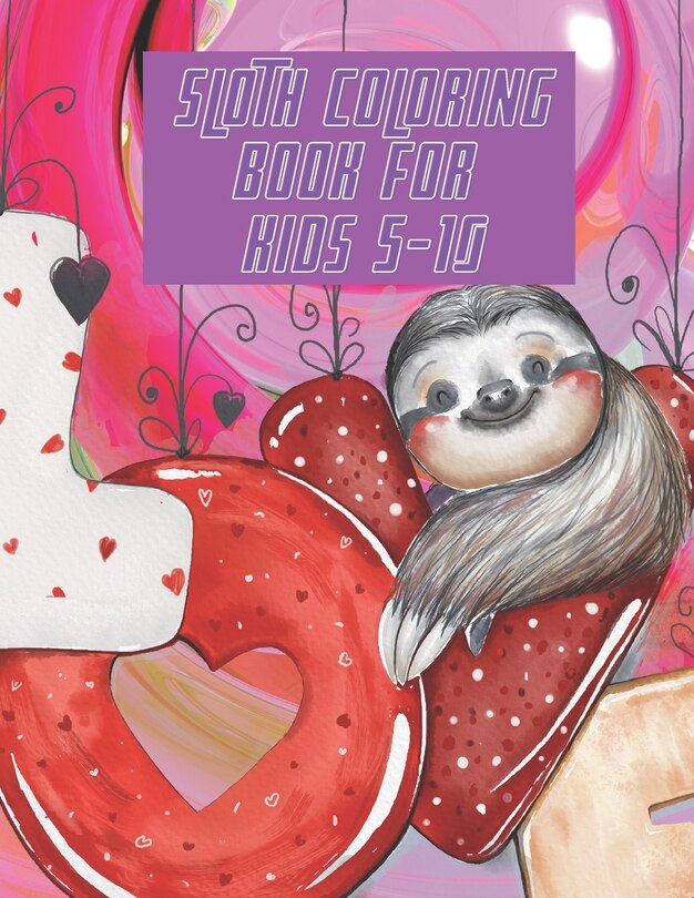 Couverture_Sloth Coloring Book For Kids 5-10