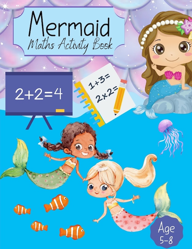 Front cover_Mermaid Maths Activity Book