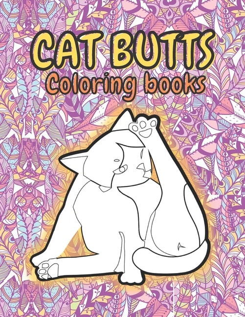Front cover_Cat Butts Coloring books