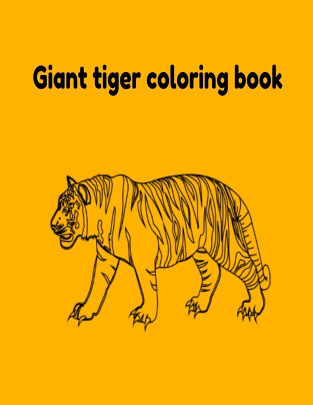 Front cover_Giant tiger coloring book