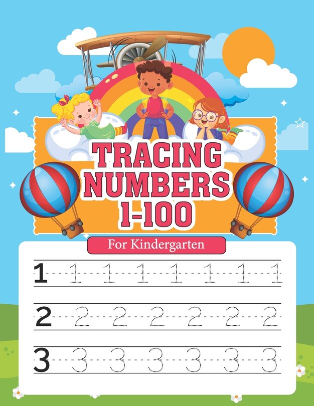 Front cover_Tracing Numbers 1-100 for Kindergarten