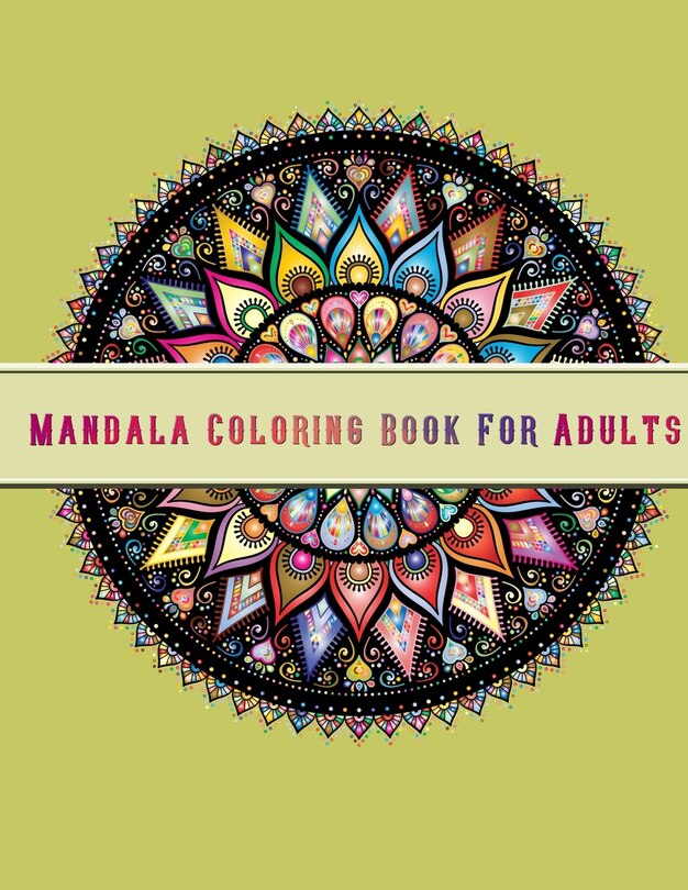 Front cover_Mandala Coloring Book For Adults