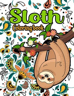 Front cover_Sloth Coloring Book