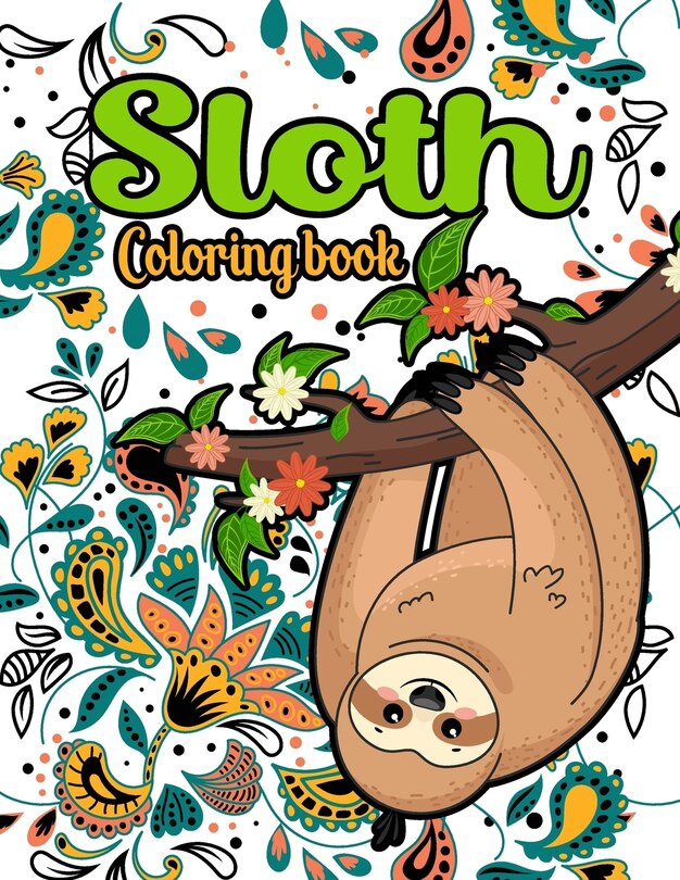 Front cover_Sloth Coloring Book