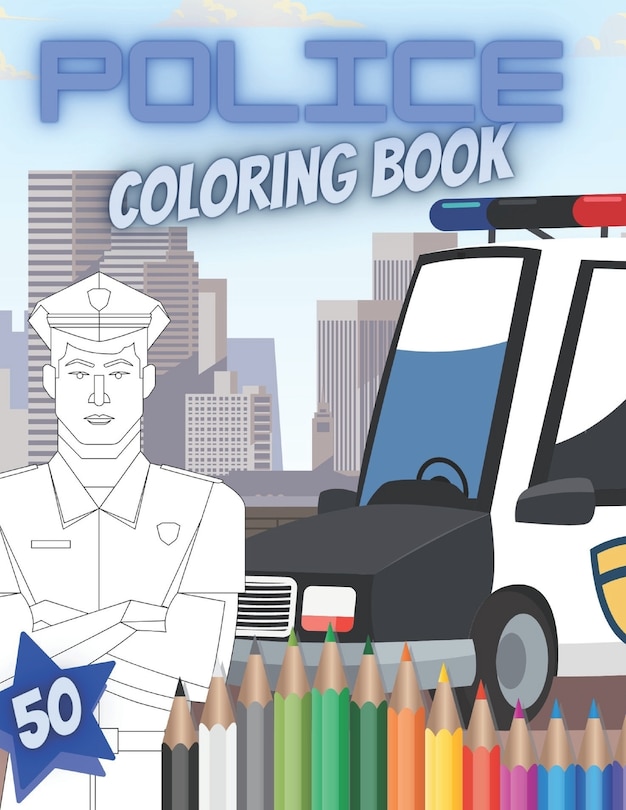Front cover_Police Coloring Book