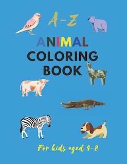 Front cover_A-Z animals coloring book