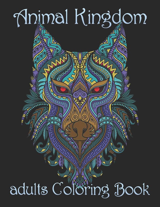 Couverture_Animal Kingdom adults Coloring Book