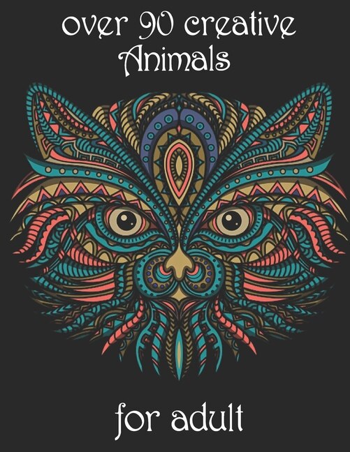 Front cover_over 90 creative Animals for adult