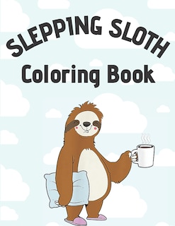 Front cover_Slepping Sloth Coloring Book