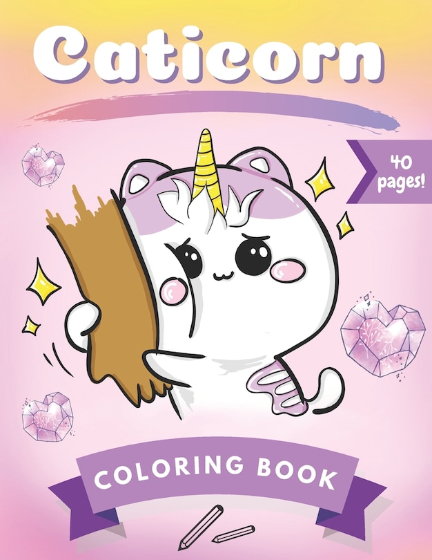 Front cover_Caticorn Coloring Book