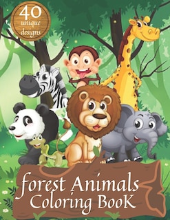 Front cover_Forest Animals Coloring Book