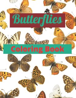 Front cover_Butterflies Coloring Book