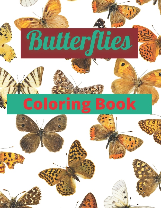 Front cover_Butterflies Coloring Book