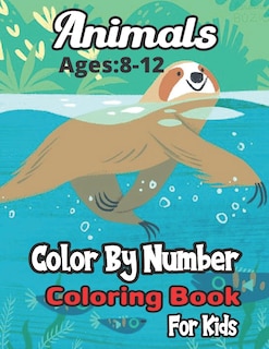 Couverture_Animals Color By Number Coloring Book Ages