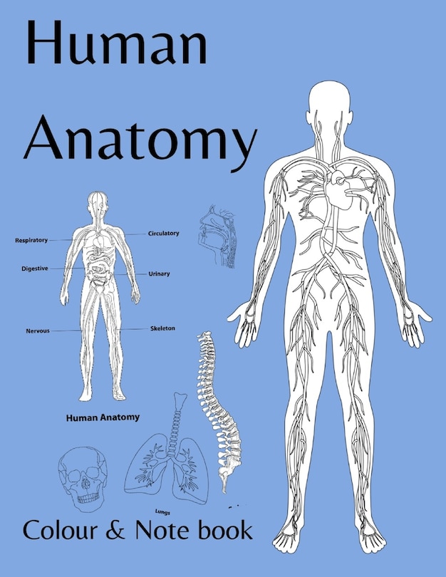 Front cover_Human Anatomy colour and note book