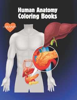 Front cover_Human anatomy coloring books