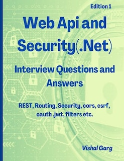 Front cover_Web Api and Security