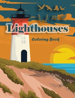Front cover_Lighthouses Coloring Book