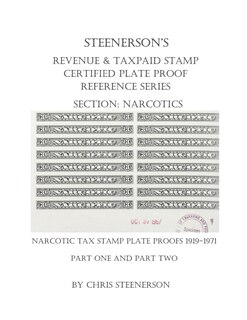 Front cover_Steenerson's Revenue & Taxpaid Stamp Certified Plate Proof Reference Series - Narcotics