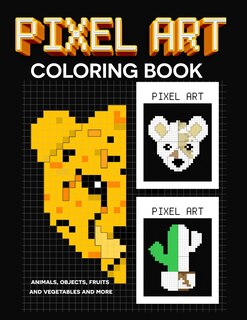 Front cover_PIXEL art coloring book