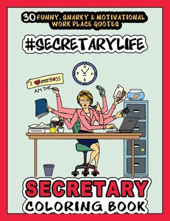 Front cover_# Secretary Life - SECRETARY COLORING BOOK