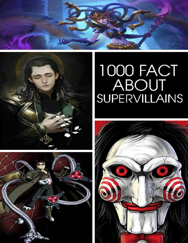 Couverture_1000 Fact About Supervillains