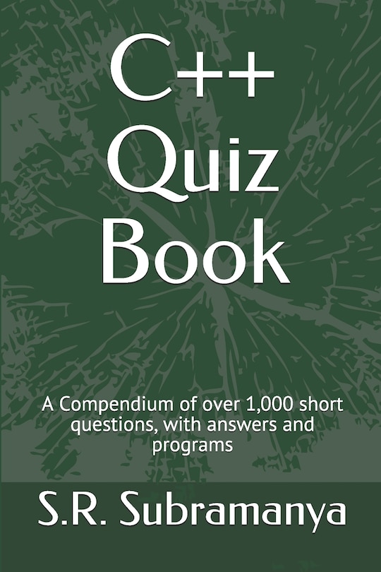 Front cover_C++ Quiz Book