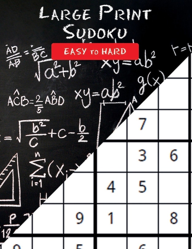 Large Print Sudoku - Easy to Hard: Collection of 180 Puzzles - Train your Brain Everyday